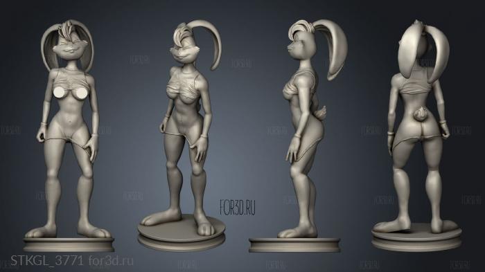 lola bunny nsfw space jam Phantoche bunny Pernas coelha stl model for CNC