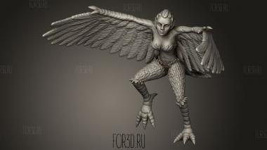 Потерянные папки гарпии 3d stl модель для ЧПУ