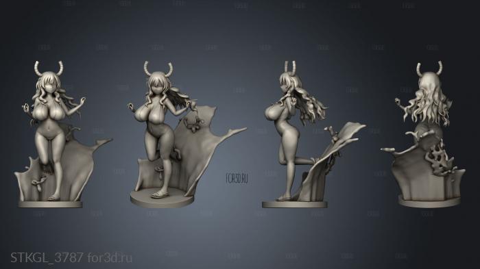 Lucoa Zyn BANGS 3d stl модель для ЧПУ