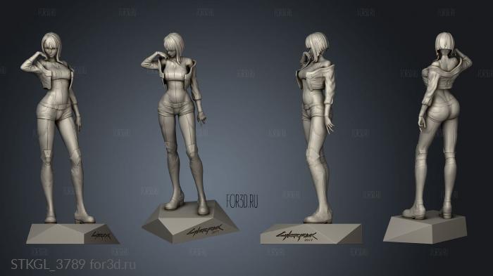 Lucy Cyberpunk BA Se stl model for CNC