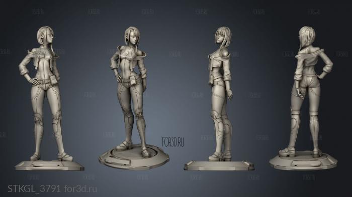 Lucy Cyberpunk Edgerunners 3d stl модель для ЧПУ