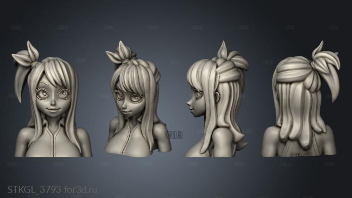 Lucy Heartfilia lucy naked 3d stl модель для ЧПУ