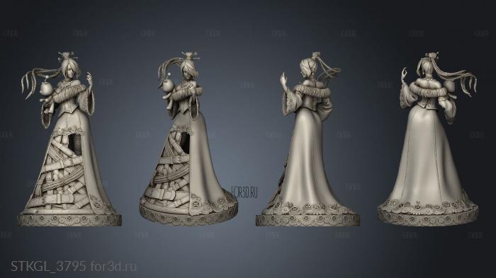 Lulu FFX skirt 3d stl модель для ЧПУ