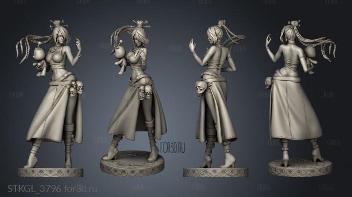 Lulu FFX stl model for CNC