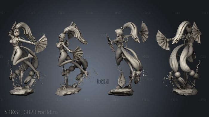 Mai Shiranui King fight stl model for CNC