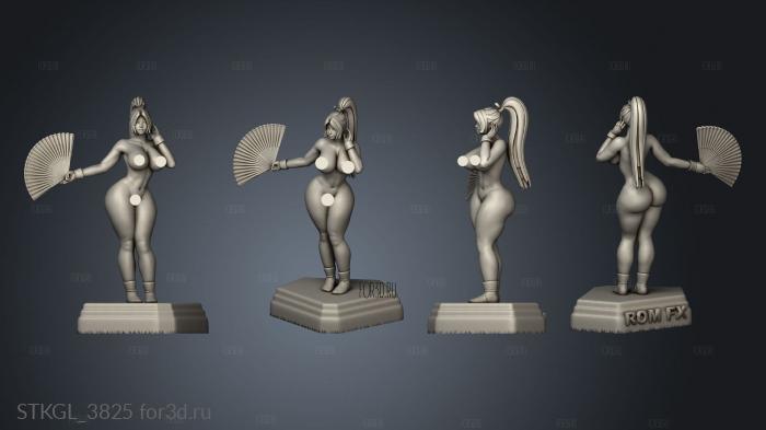 mai shiranui ted stl model for CNC