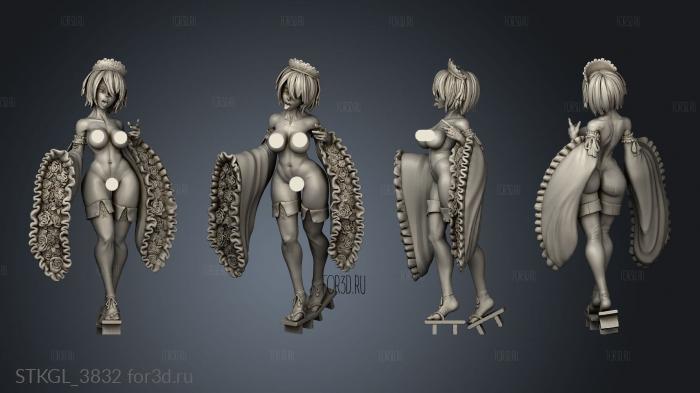 Ahegao Wrap NSFW stl model for CNC