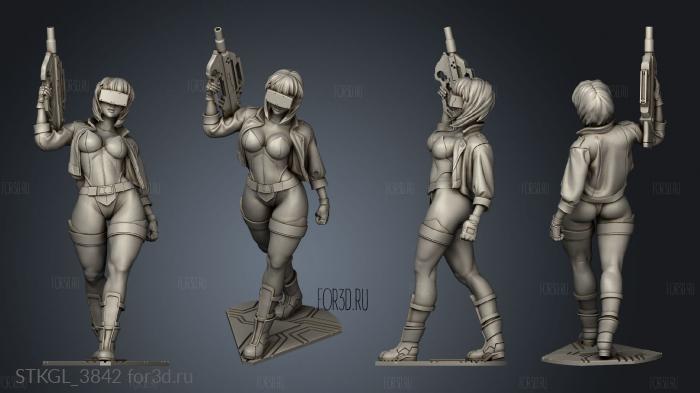 Major Kusanagi stl model for CNC