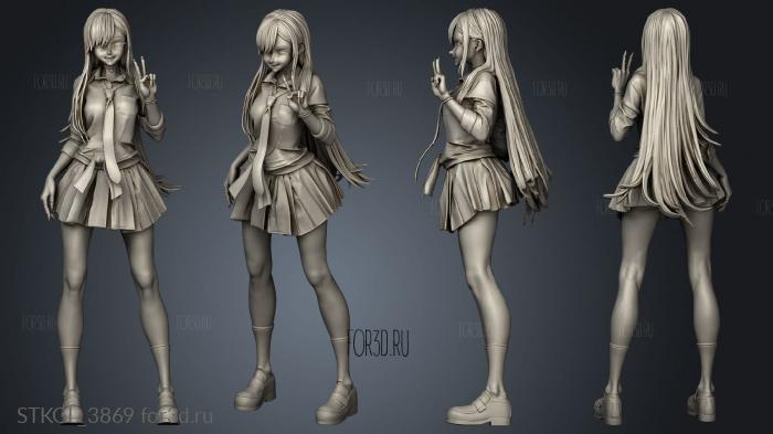 Marin Kitagawa Rubim Uniform stl model for CNC