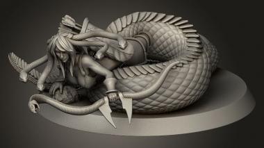 Длинный Лук Элиты Медузы 3d stl модель для ЧПУ