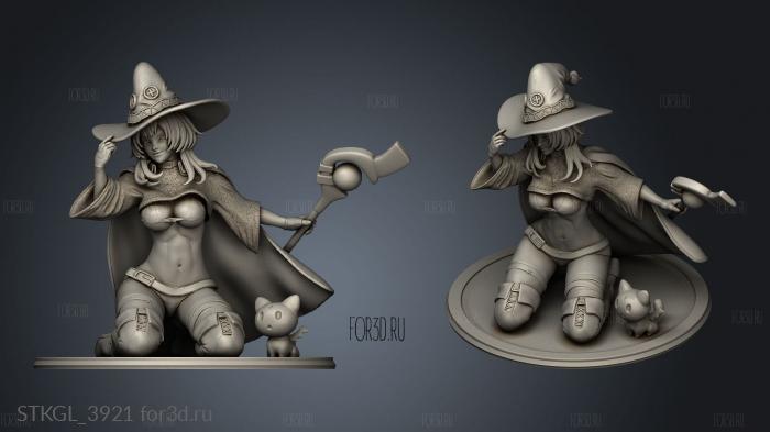 Megumin stl model for CNC