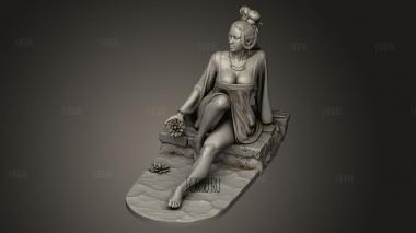 Китаянка Мэй 3d stl модель для ЧПУ