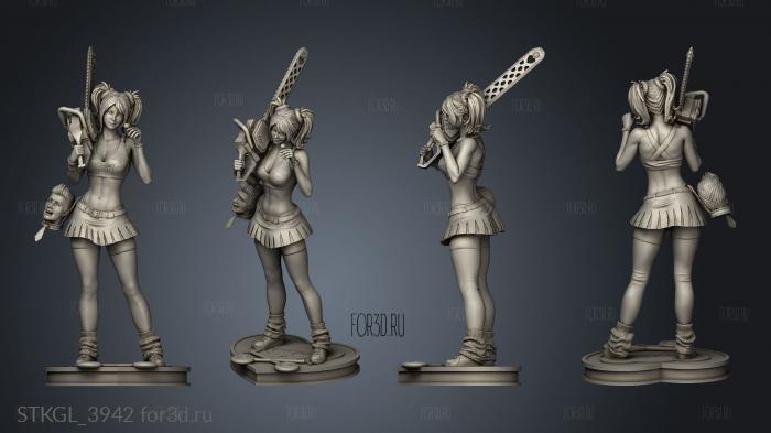 Messias Lollipop Chainsaw NSFW stl model for CNC