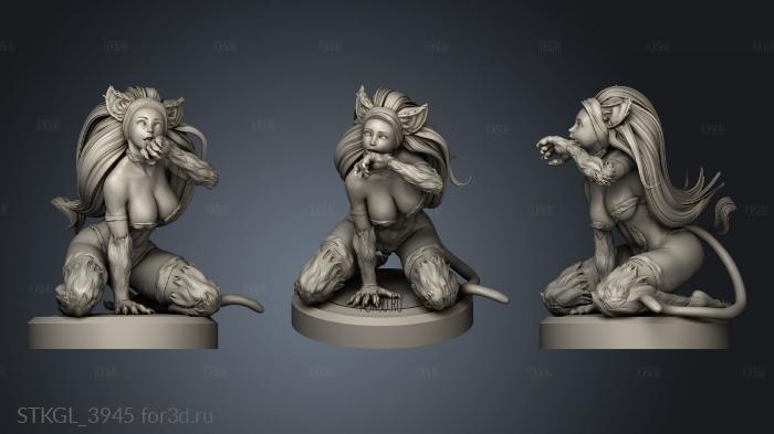 Messias Scrap Felicia Darkstalkers Figure stl model for CNC