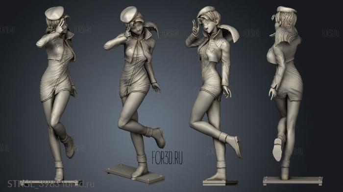 Misato Evangelion stl model for CNC