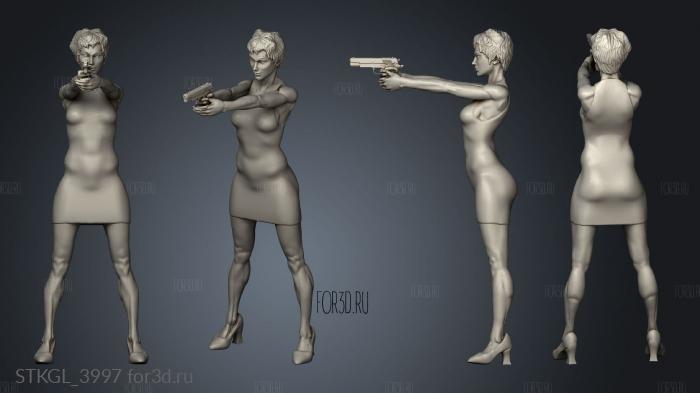 Modern Day Survivors Niki stl model for CNC