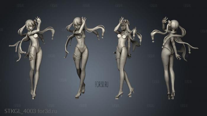 Mona Azerama NSFW stl model for CNC