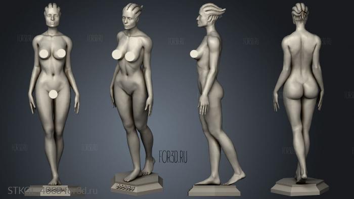 Morinth nude percent Back stl model for CNC