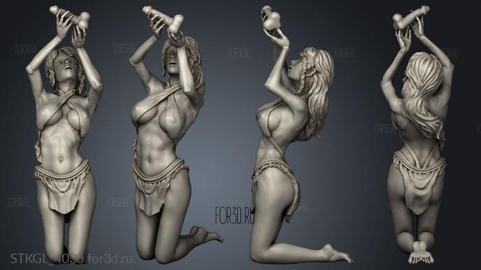 mulheres Bad Girl stl model for CNC