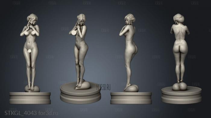 mulheres Kim Nude 3d stl модель для ЧПУ