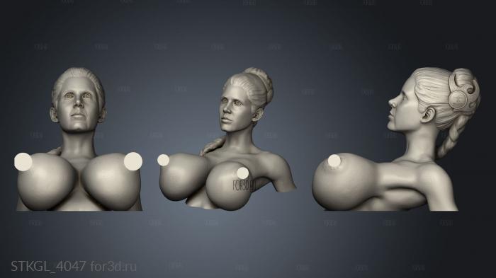 mulheres NSFW Princess Leia Gana stl model for CNC