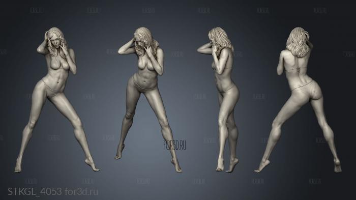 mulheres Realistic Woman able 3d stl модель для ЧПУ