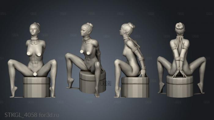 mulheres sonia gor down 3d stl модель для ЧПУ