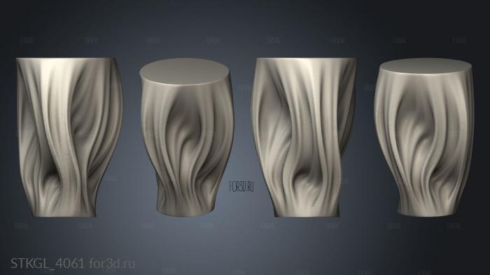 mulheres stratus vase stl model for CNC