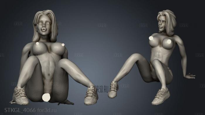 mulheres workout girl stl model for CNC