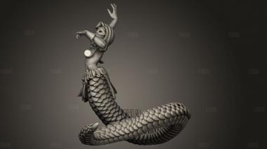 Танец Нага 3d stl модель для ЧПУ