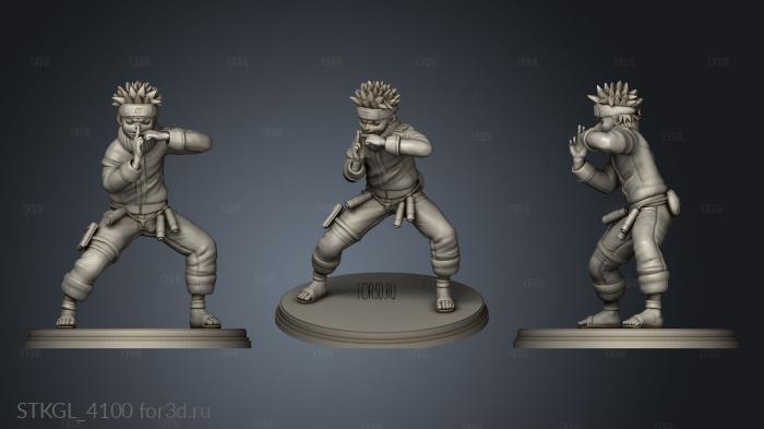 Naruto Uzumaki BAG stl model for CNC