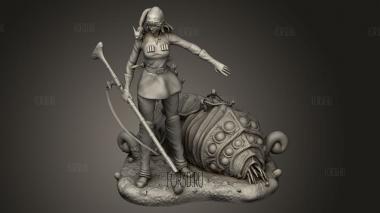 Навсикая 3d stl модель для ЧПУ