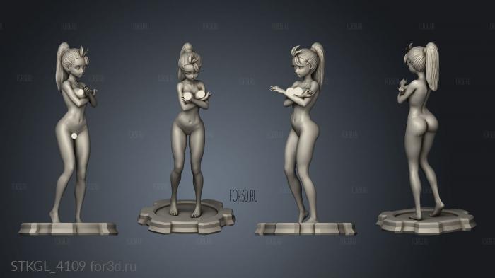 Nemona Pokemon trainer stl model for CNC