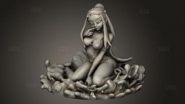 Несса сидит в Бикини,Бикини с промежностью 3d stl модель для ЧПУ