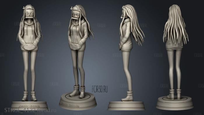 Nezuko Kamado Base stl model for CNC