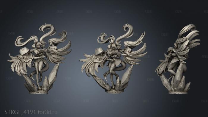 Dizzy Guilty Gear from base stl model for CNC