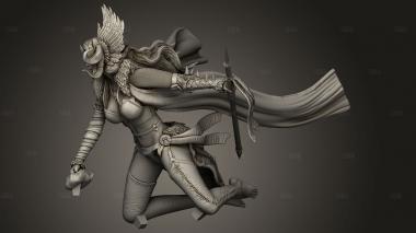 СКАНДИНАВСКАЯ ВАЛЬКИРИЯ 3d stl модель для ЧПУ