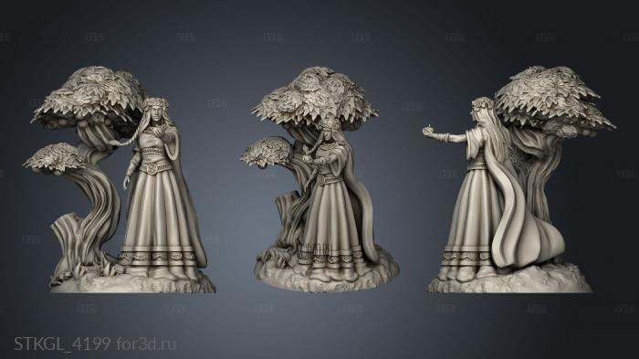 Norse Mythology Idun stl model for CNC