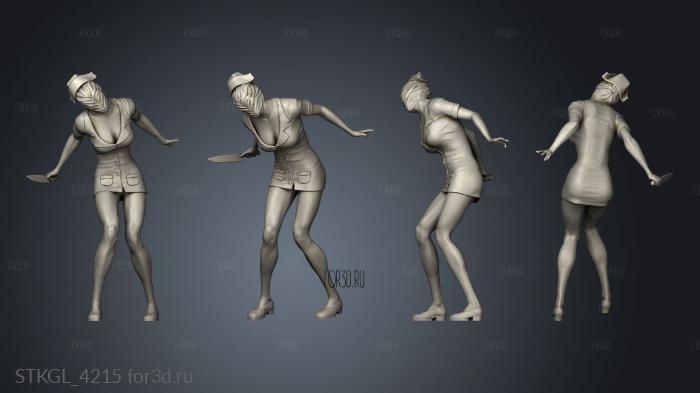 Nurse Silent Hill stl model for CNC