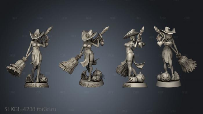 Witch and NSFW stl model for CNC