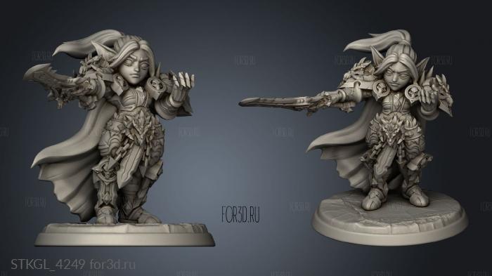 Oaken Heroes Runa stl model for CNC