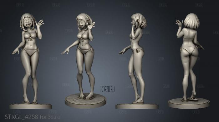 Ochakovo Uraraka from Hero stl model for CNC