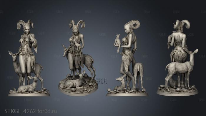 omancer Demons Faun stl model for CNC