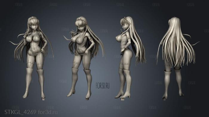 Oniboru Fate grand nsfw stl model for CNC