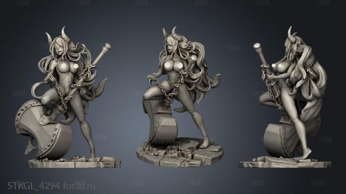 OXO Naomi From Hero Must Die Again NSFW stl model for CNC