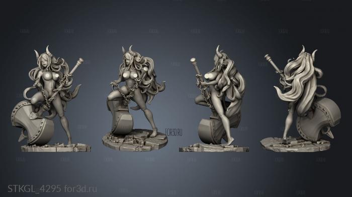 OXO Naomi From Hero Must Die Again NSFW Split stl model for CNC