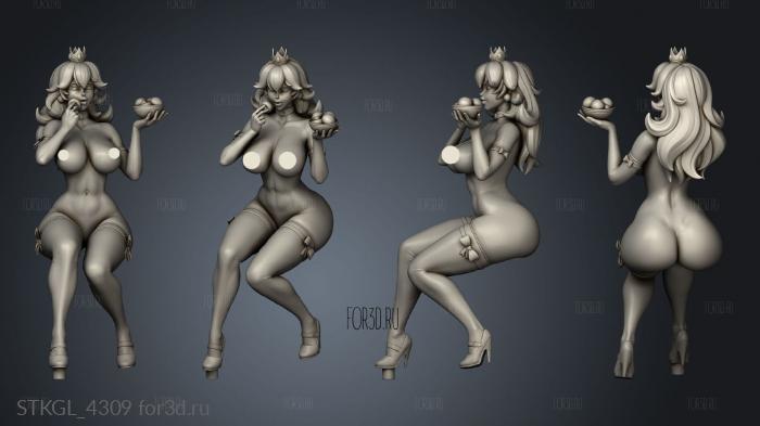 Peach naked longhair shrooms 3d stl модель для ЧПУ