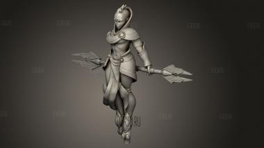 Кардинальский посох 3d stl модель для ЧПУ