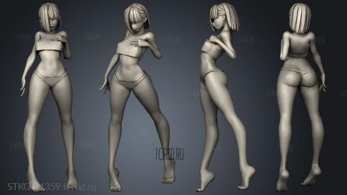 Playful doll 3d stl модель для ЧПУ