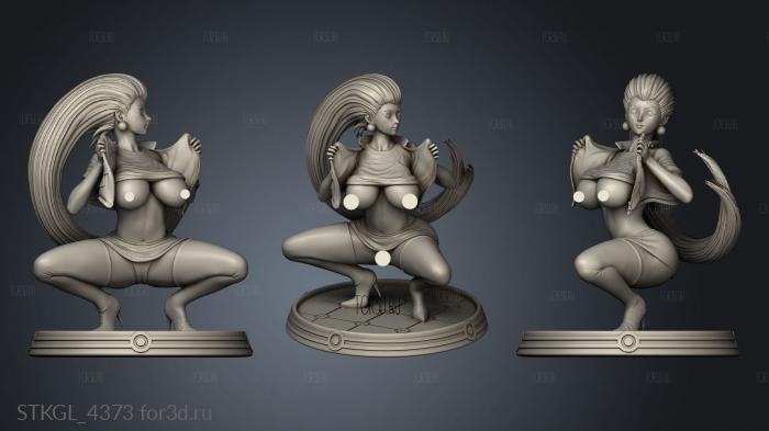 Pokemon Jesse FIGURE stl model for CNC